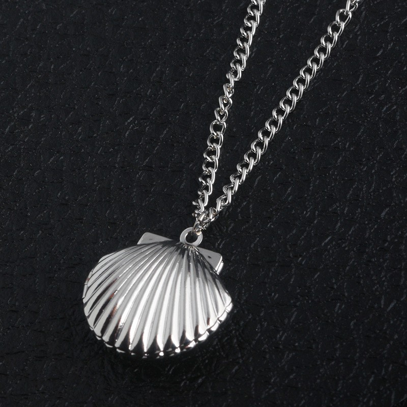Fashionable Hipster Mermaid Shell Necklace Can Open Sweet St - sea shell necklace roblox