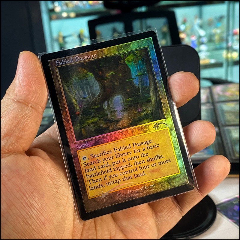 Mtg Land Fabled Passage Promo Foil Card Magic The Gathering Shopee Philippines