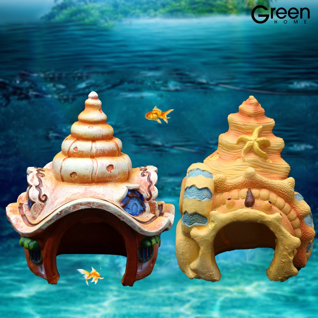 [COD] Fish Tank Ornament Conch Snails House Breeding Hiding Aquarium Decoration Aquarium Supplies #1