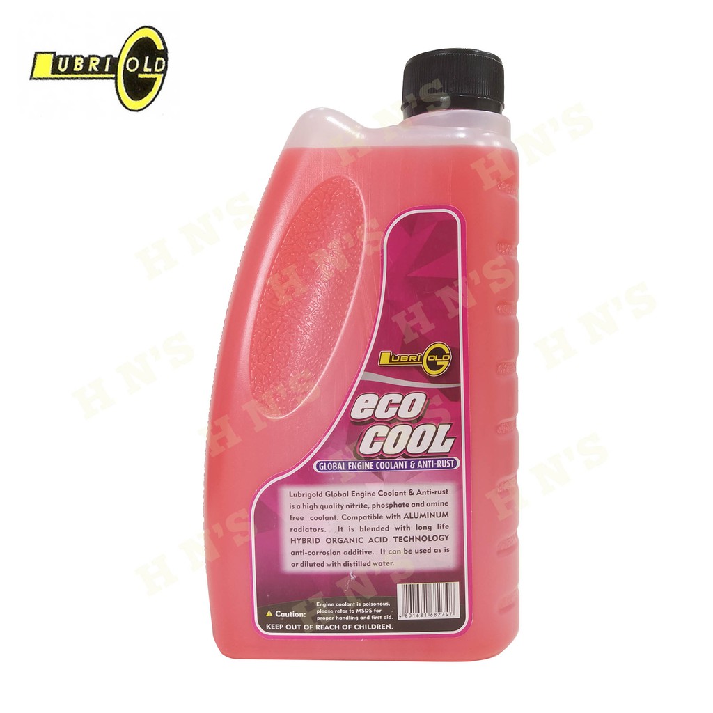 LUBRIGOLD ECO COOL GLOBAL ENGINE COOLANT & ANTIRUST (PINK) Shopee