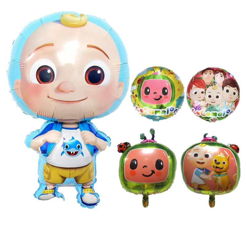 45 76 3cm New Cocomelon Jojo Baby Shape Aluminum Film Balloon Mouse Cartoon Toy Balloon Children Toy Balloons Shopee Philippines