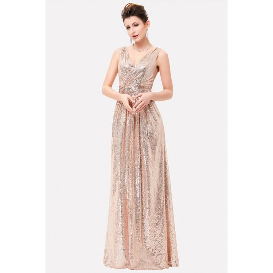 rose gold dress in store