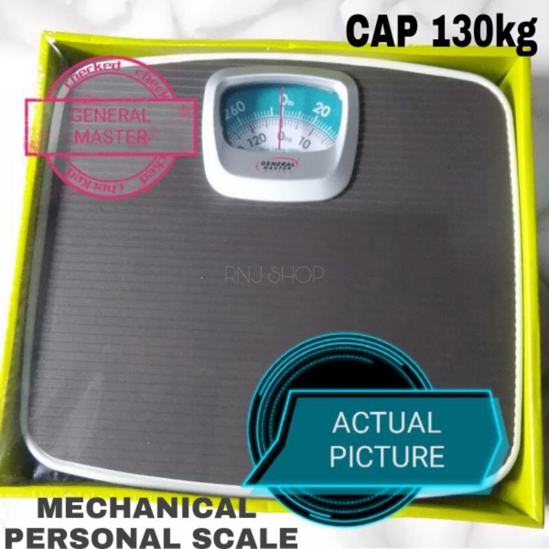 Personal Weighing Scale Human Mechanical Scale Timbangan GENERAL MASTER