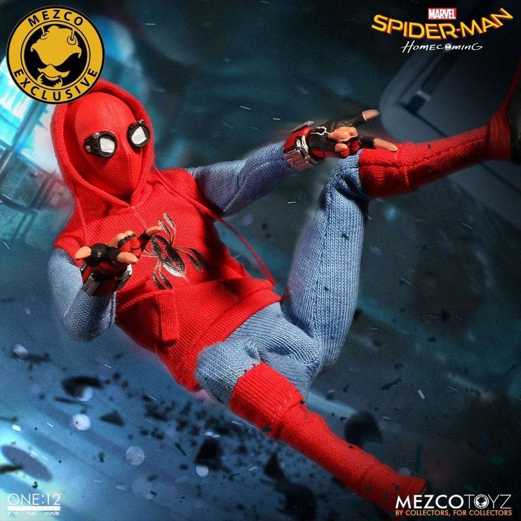 mezco spider man homecoming homemade suit