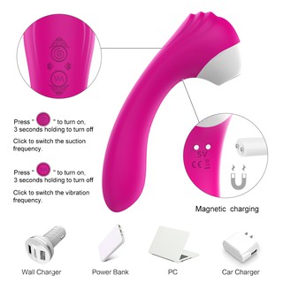 S-Hande Screaming Wireless Gspot Suction Type Vibrator Sex Toy for Girls #5