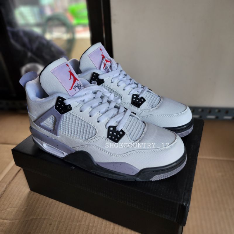 Jordan 4 White Cement - ORIGINAL EQUIPMENT MANUFACTURED | Shopee ...