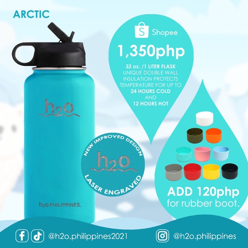 Arctic -32oz H2o Flask 