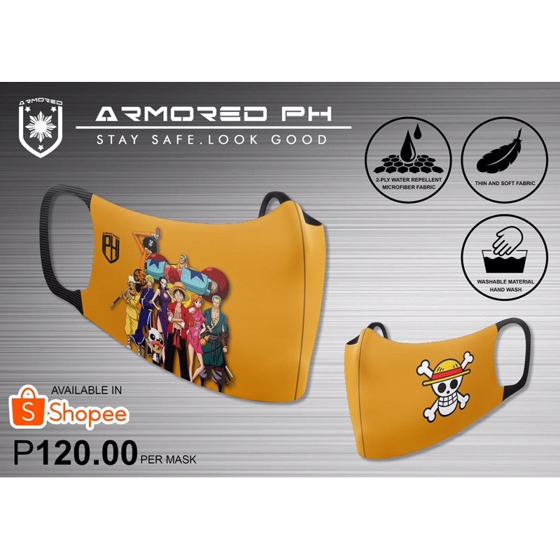 Anime One Piece Face Mask Shopee Philippines