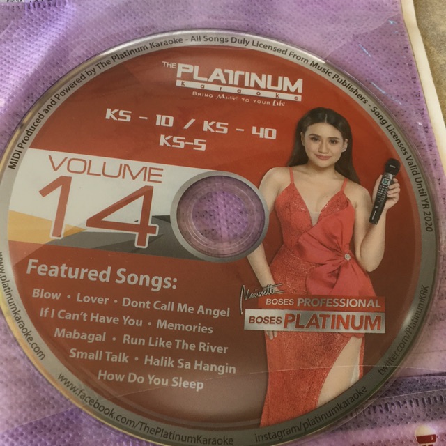 Platinum Karaoke Volume 14 CD Shopee Philippines