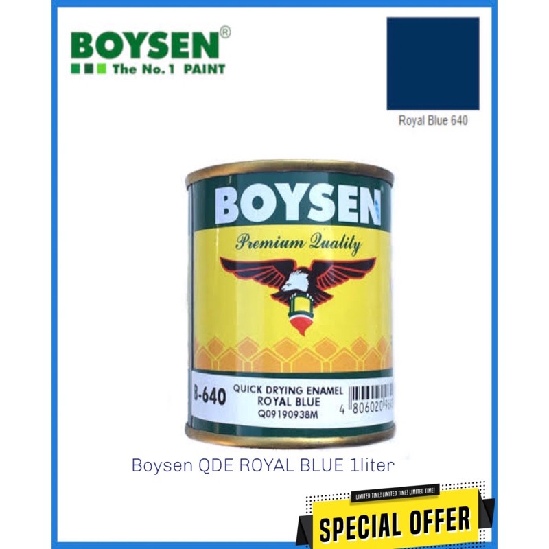 Boysen Qde Royal Blue 1liter | Shopee Philippines