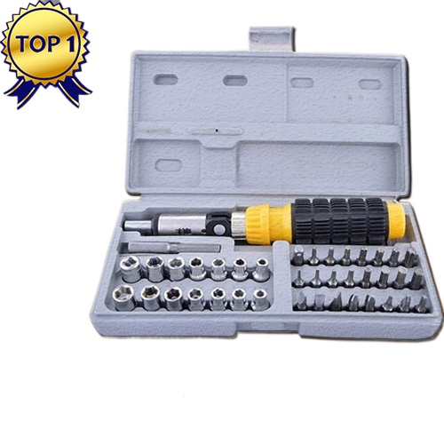 41-Piece Bit and Socket Set 41 Piece Hand Tool Kit Socket Set | Shopee ...