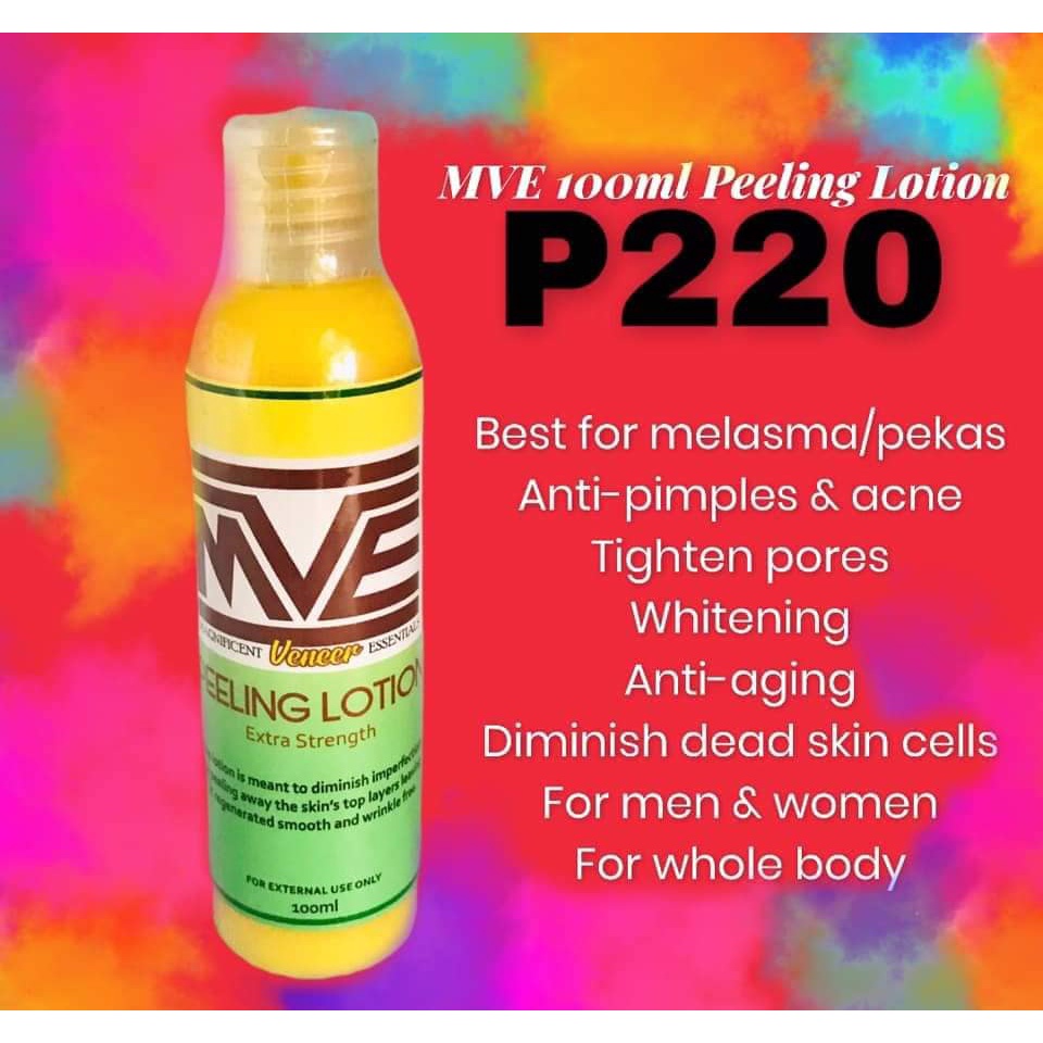 mve peeling lotion