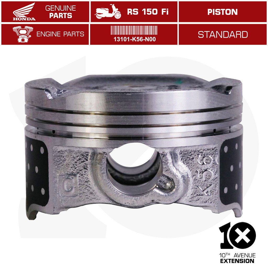 10thX Honda Genuine Piston Part No.13101-K56-N00 for RS 150 Fi Motorcycle