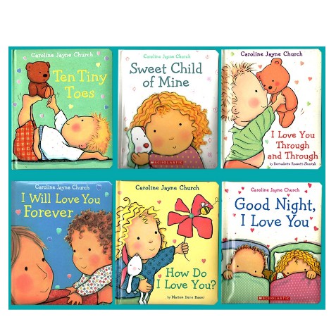 6 Book/set I Love You Through And Through/Ten Tiny Toe Love Good Night English Story Picture Childre