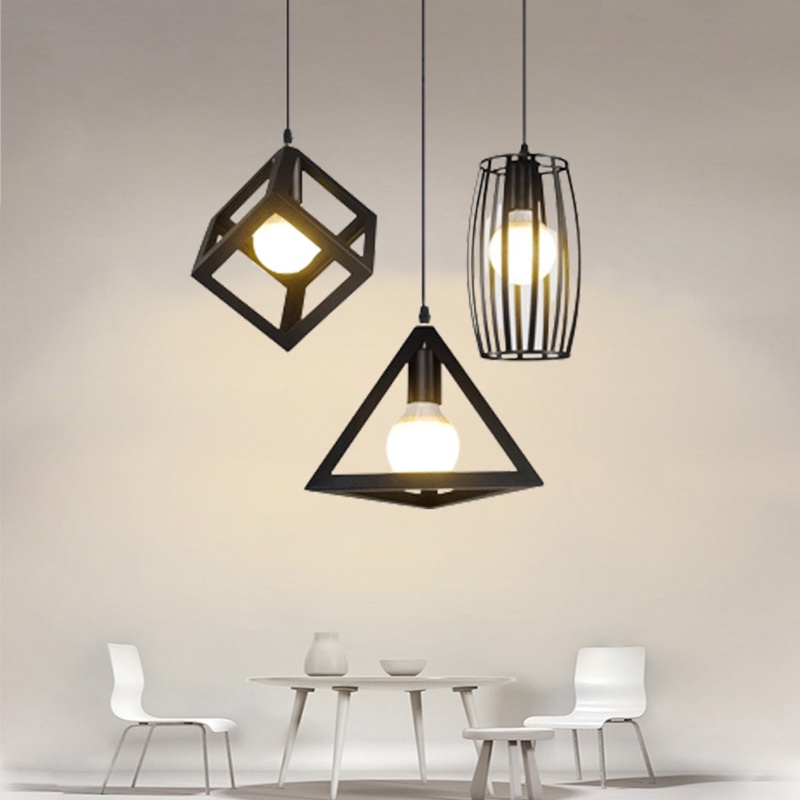 Chandelier Iron Retro Industrial Style Pendant Light Creative for
