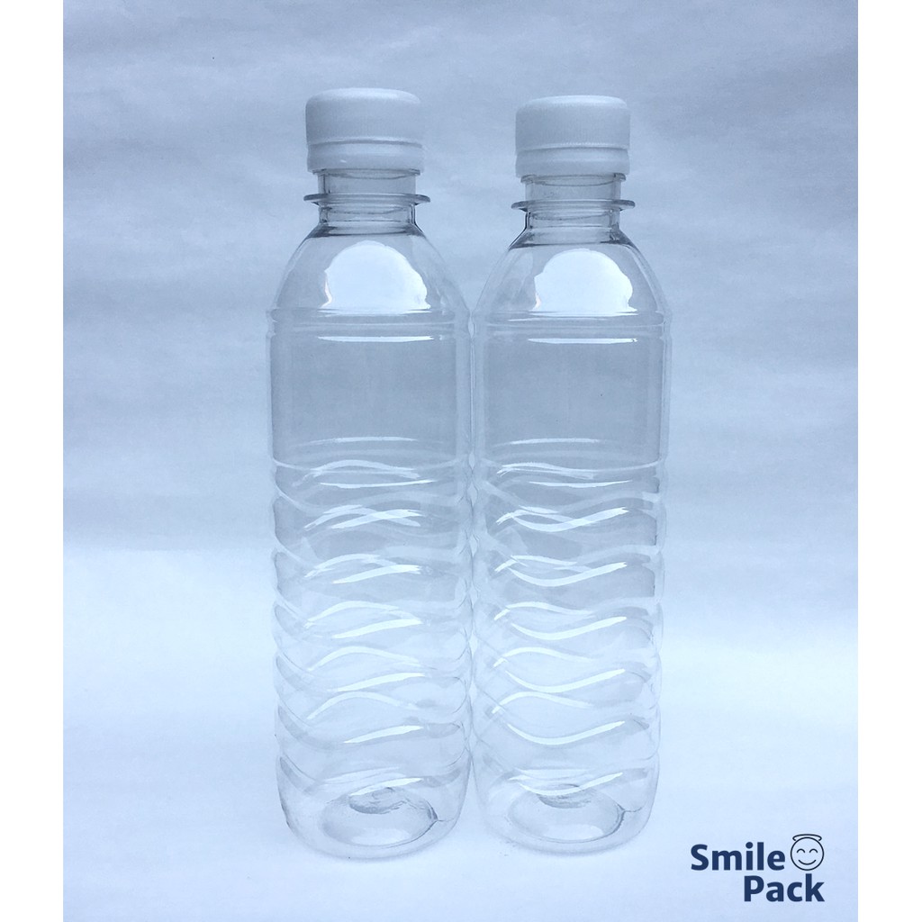 PET Plastic Bottle with Caps 350 ml (for Dishwashing Liquid, Mineral