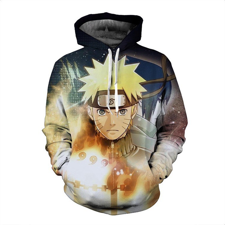 Naruto Uzumaki 3D Hoodie Jacket Cosplay Uzumaki Naruto Rasengan Hoodies ...