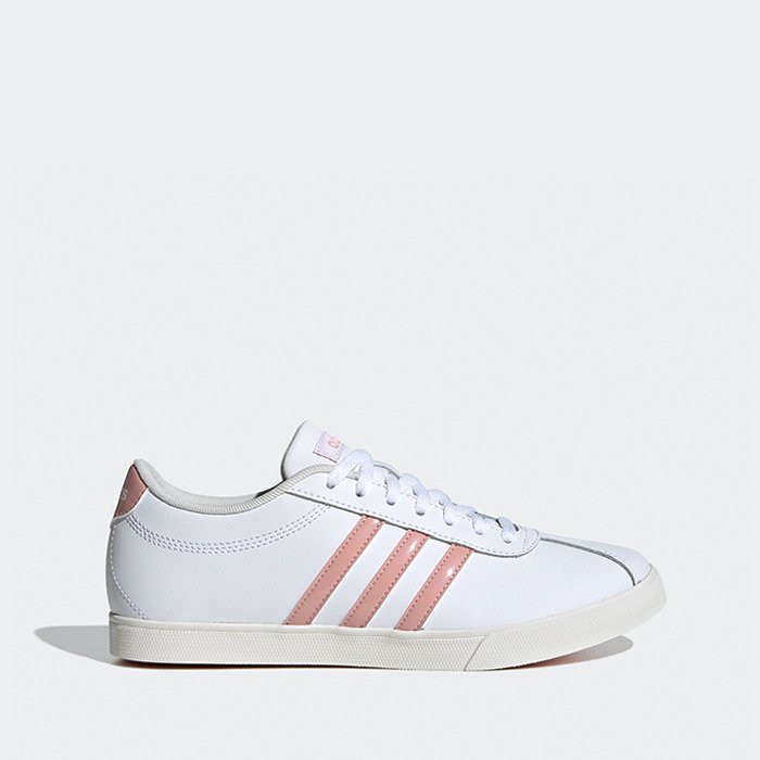 pink adidas courtset