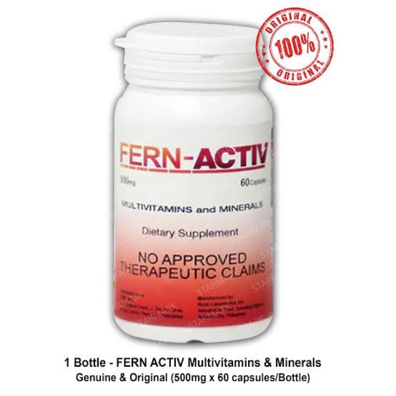 Fern-activ 500mg 60 Capsules ( Cod ) 