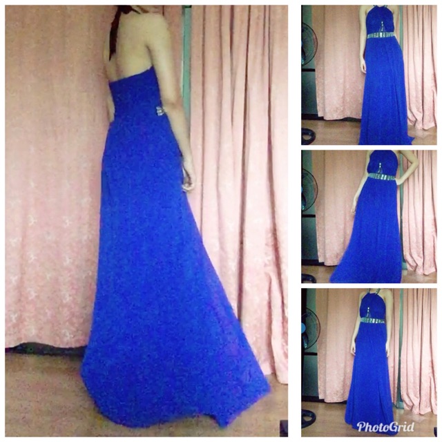 blue gown for party