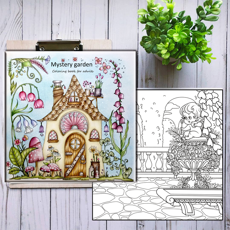 Download Mystery Garden Coloring Book 25x25cm For Adult Shopee Philippines