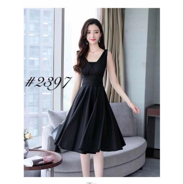 korean sleeveless Dress casual Dress ootd Dress (XZN) | Shopee Philippines
