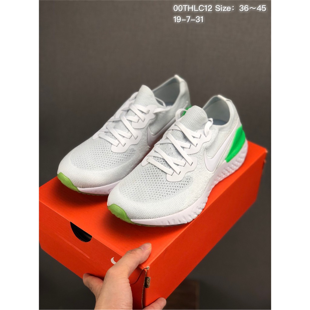 nike epic react blue casual shoes