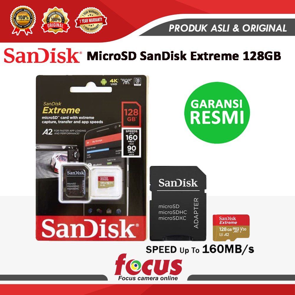 Microsdisk Extreme 128GB Speed 160 - Official Warranty | Shopee Philippines