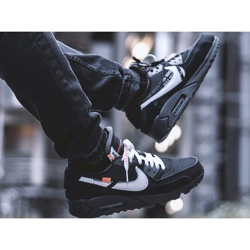off white air max 90 black outfit 