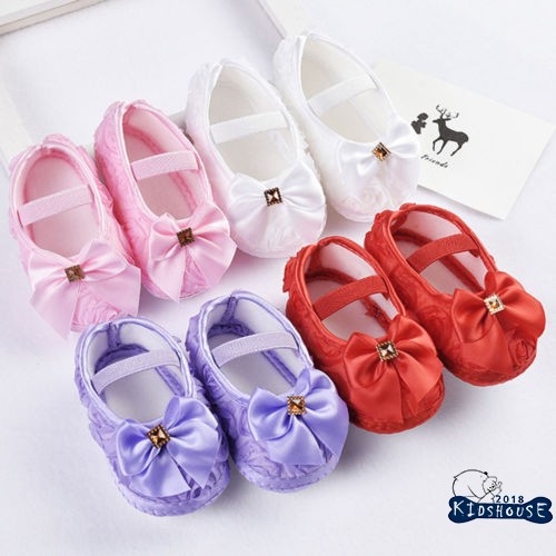 New Style Newborn 18m Infants Baby Girl Soft Crib Moccasin