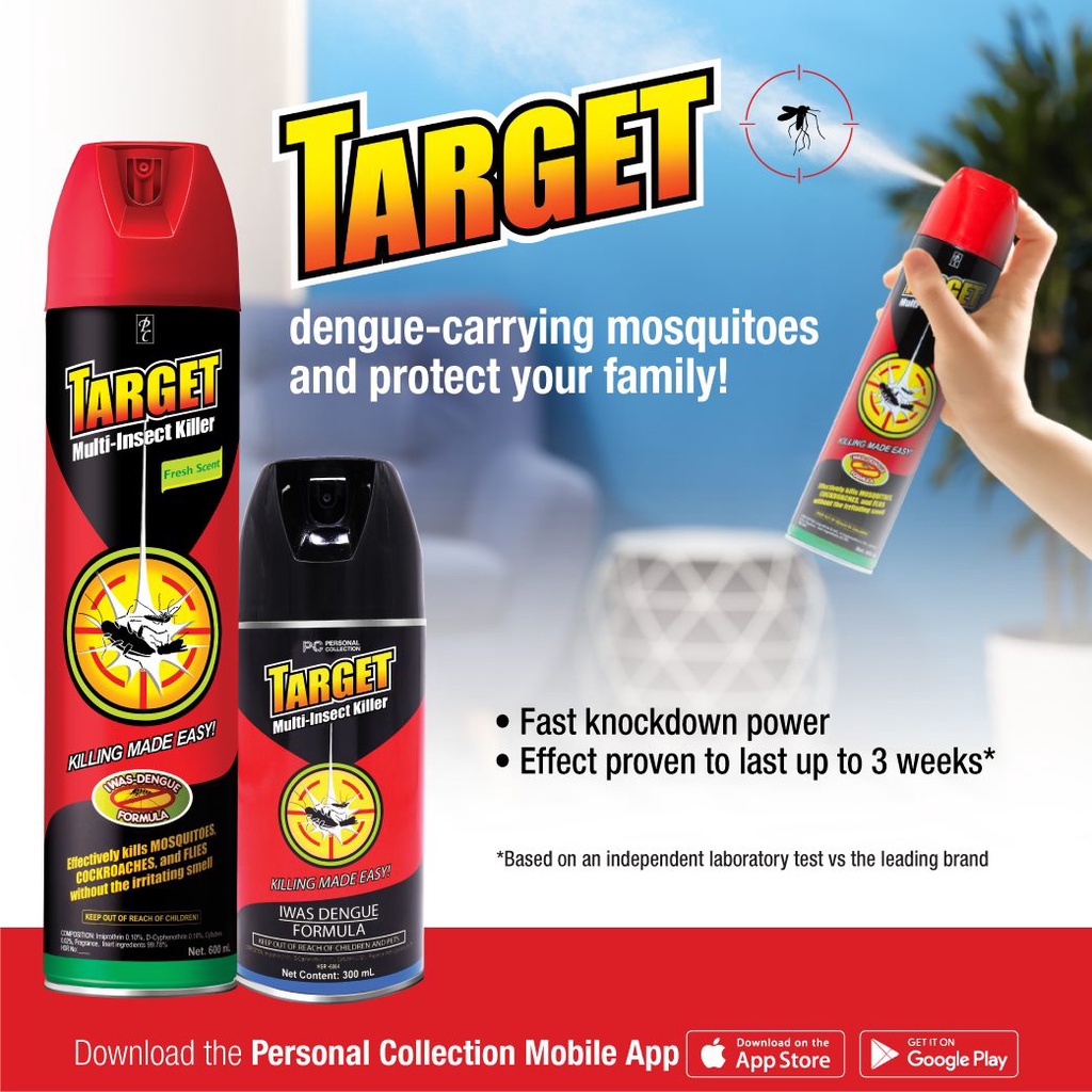 PC Target Multiinsect Killer Fresh Scent Shopee Philippines