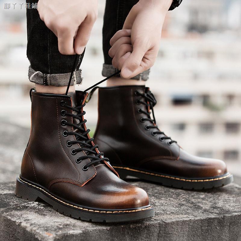 british style leather martin boots