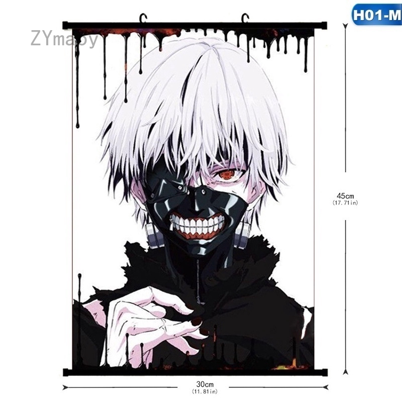 Zymaoyi High Quality Tokyo Ghoul Ken Kaneki Anime Manga Home Decor Poster Wall Scroll Art Painting Shopee Philippines