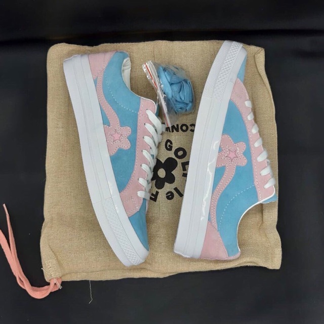 converse one star ox tyler the creator golf le fleur light blue pink