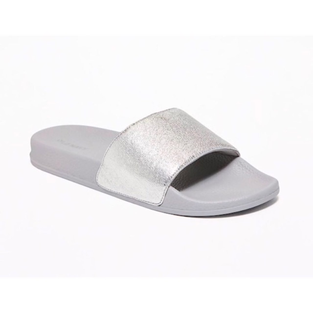 old navy silver sandals