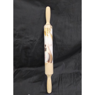 Wooden Rolling Pin Movable Stick 43 CM Long #8
