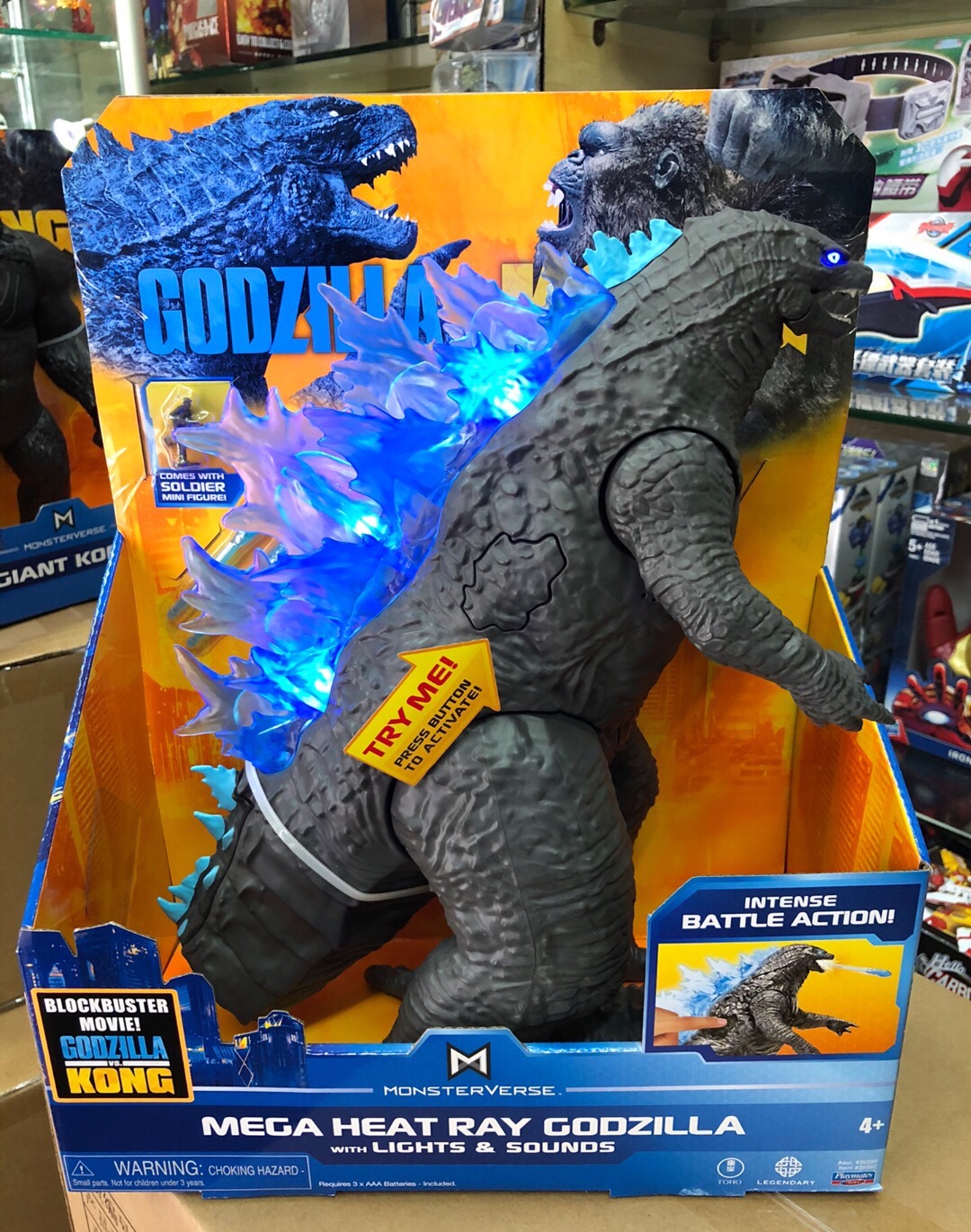 Godzilla Vs Kong Toy 6 King Kong W Ax Godzilla Heat Wave Figure Monsterverse Shopee Philippines