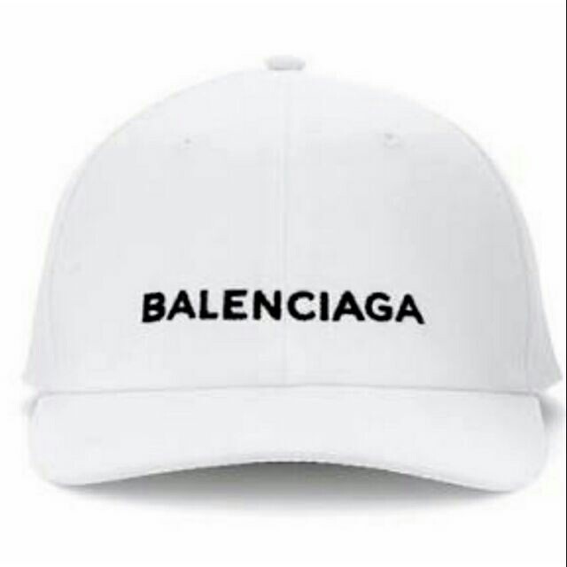 white balenciaga cap