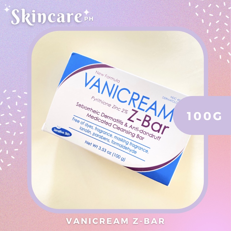 Vanicream ZBar Medicated Cleansing Bar Shopee Philippines