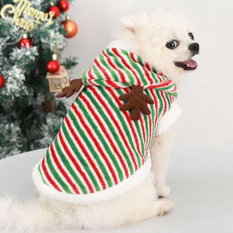 Christmas Pet Clothes Puppy Dog Cats Clothing Xmas Festival Decor #7