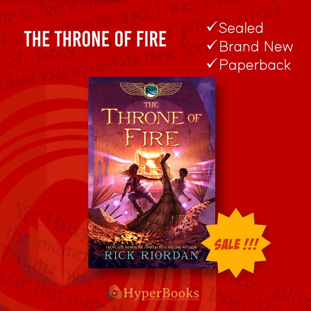 The Throne of Fire by Rick Riordan | Shopee Philippines