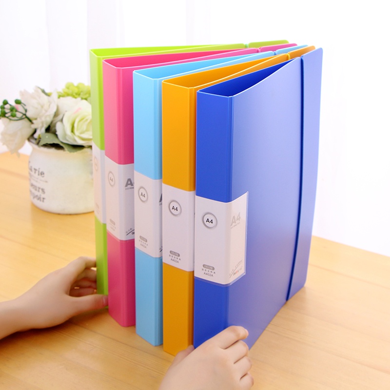 2-Hole Folder A4 Small Fresh Perforated B5 File D-Shaped Binder A5 ...