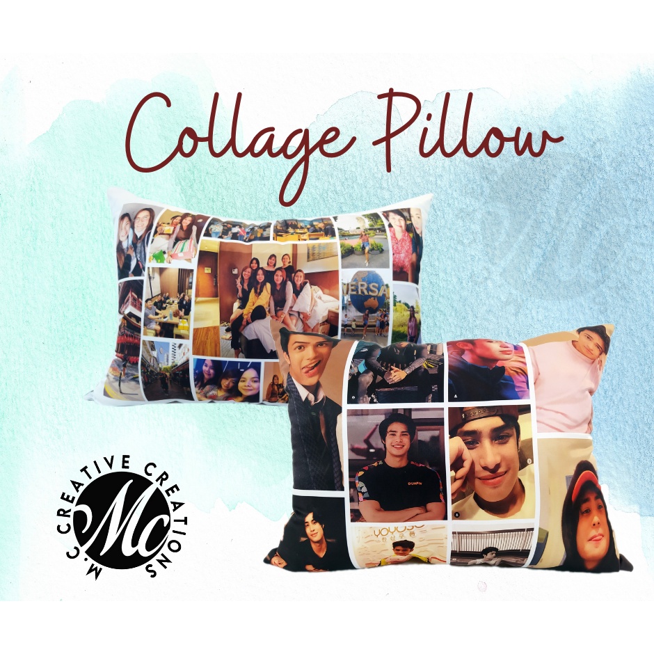 Collage Pillow Couple, Wedding, Family Gift Pillow Shopee Philippines
