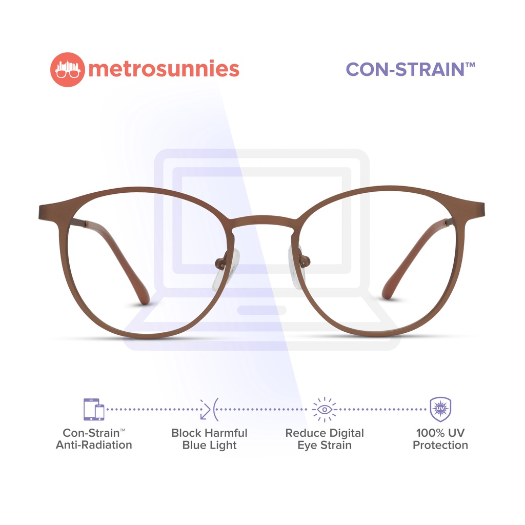 MetroSunnies Willow Specs (Nude) / ConStrain Blue Light / Anti
