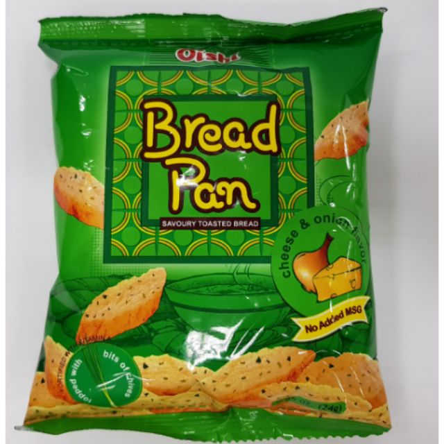 Oishi Bread Pan Cheese and Onion and Buttered toast Flavor 24g Shopee