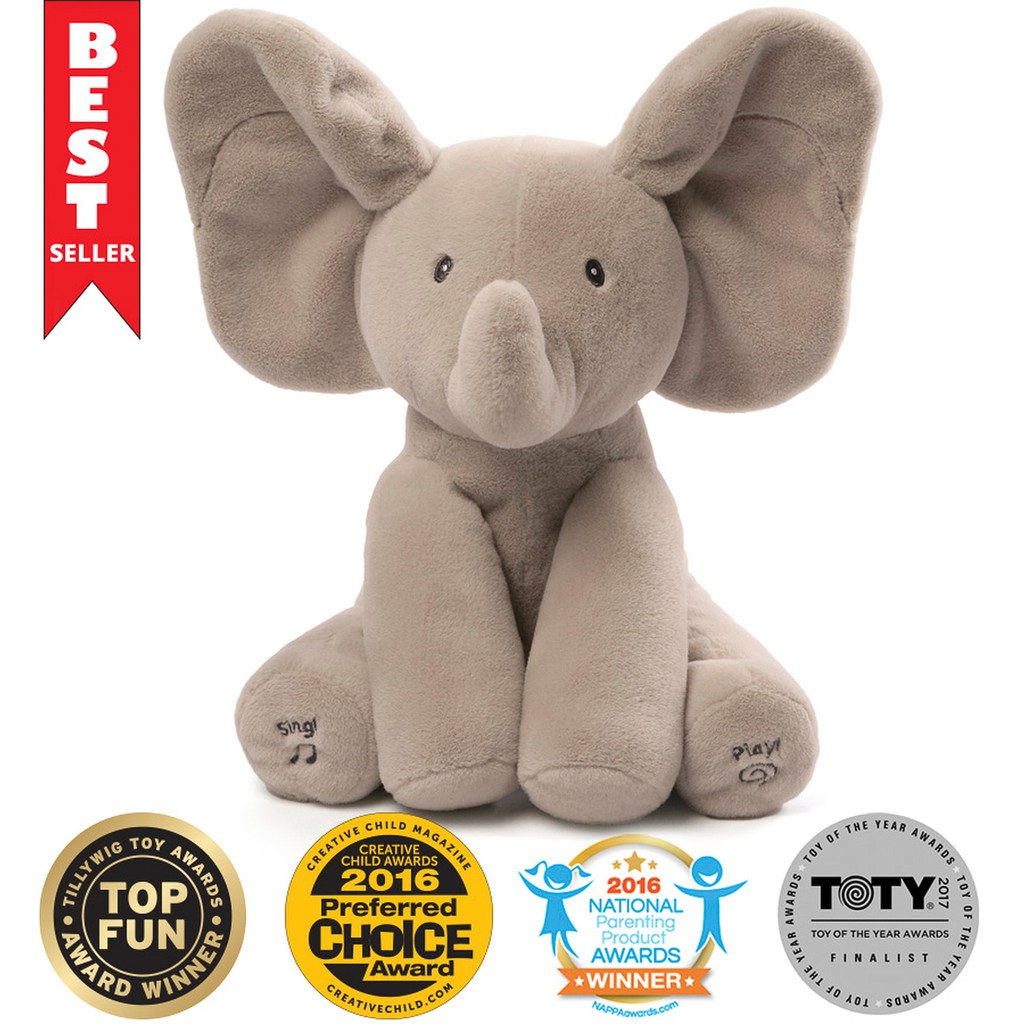 gund flappy the elephant animated plush