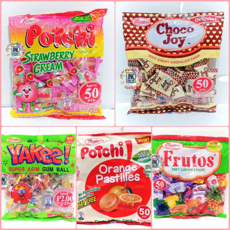 1 Pack | Columbia Candies Potchi Choco Joy Yakee! Frutos Chichirya ...