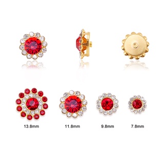 DIY Rhinestones For Needlework Claw Crystal Flatback Buttons Beads Sew On Clothes Strass Sewing Accessories For Decoration #3