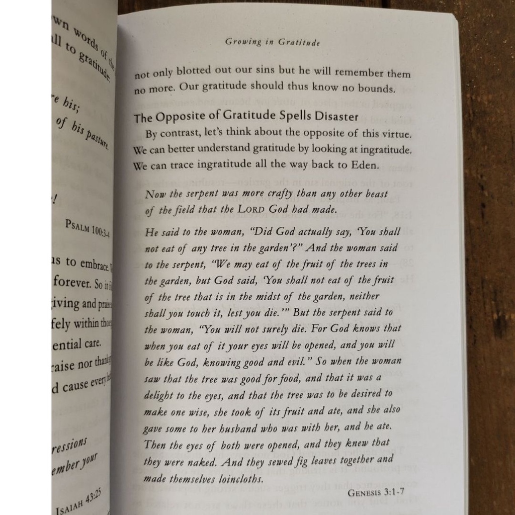 Growing in Gratitude : Rediscovering the Joy of a Thankful Heart Brand new softcover (5 by 8 inches)