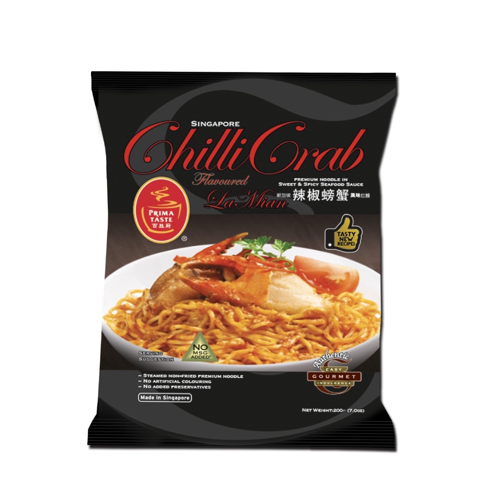 Prima Taste La Mian Chilli Crab Premium Noodles 200g Shopee Philippines